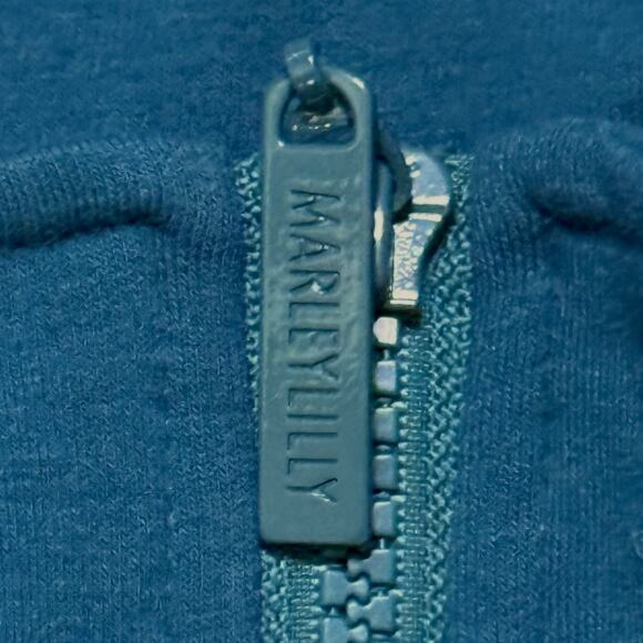 MarleyLilly 1/4 Zip Pullover Sweatshirt Womens Tea Oversize Long Sleeve 2XL/3XL - Picture 3 of 6